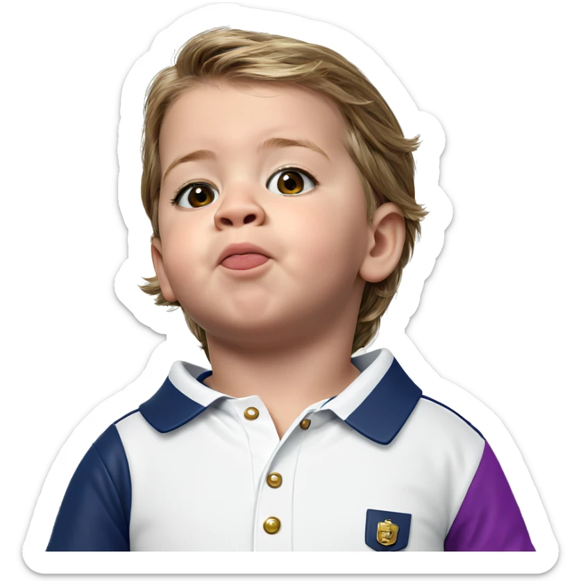 realistic male in uniform sticker