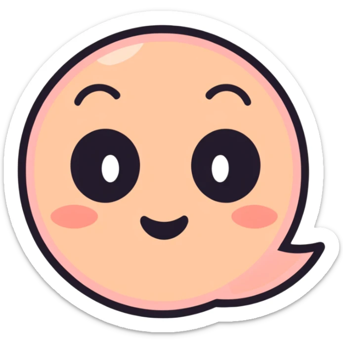 My emoji expressing longing and lust and a schoolboy crush on a new girl.  sticker