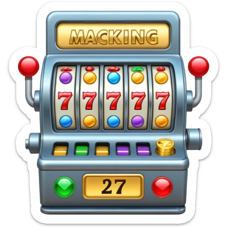 slot machine sticker