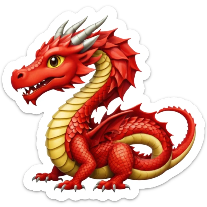 Welsh dragon sticker