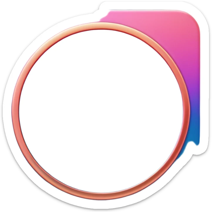 
coin color in in gradient of turquoise, blue, pink, purple, and coral metal texture
Rotate coin 90 degree  3d effect sticker