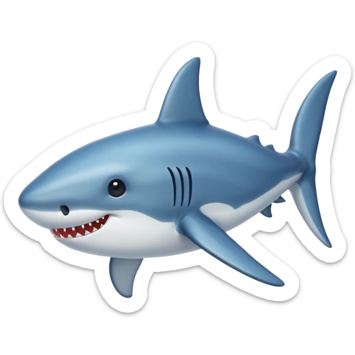 I want a sharkwhale emoji in white to put after my instagram’s pseudo sticker