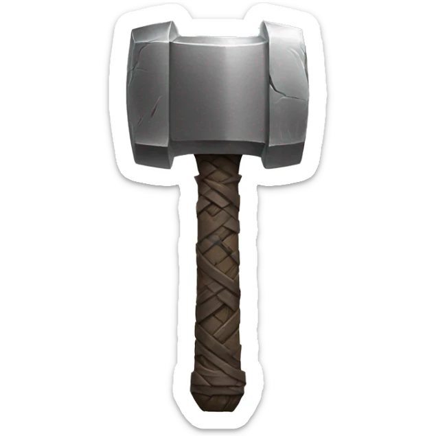 thor hammer sticker