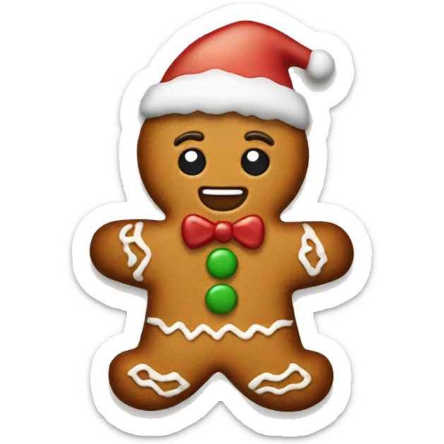Christmas gingerbread  sticker