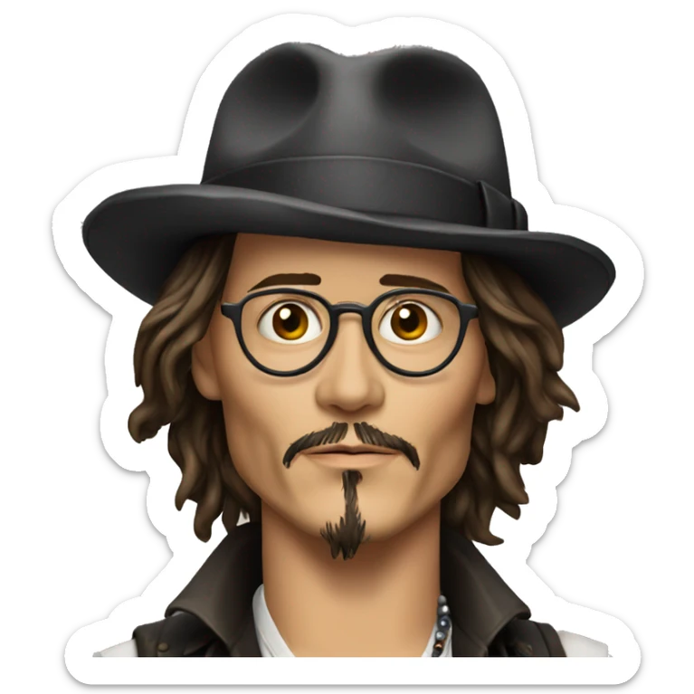Johnny Depp  sticker
