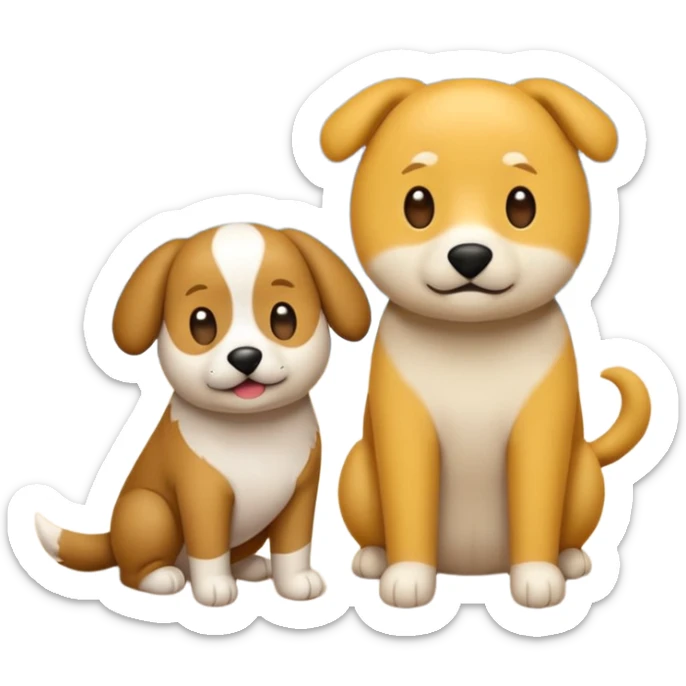 crea un emoji de buenas noches. Pon un texto : Buenas noches Javier y Tobi. Javier es una imagen de profesor y Tobi q sea imagen de un perro sticker