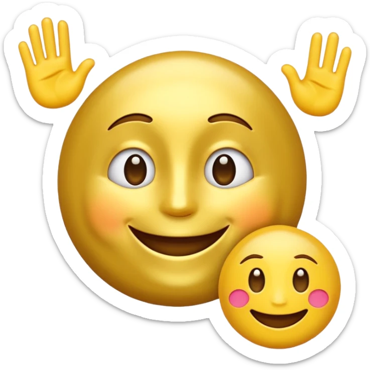 Generate an emoji as a sign under the name of Rezaei sticker
