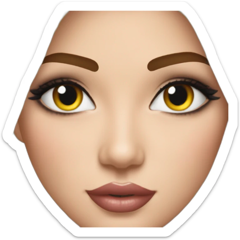 Des autocollants façonnant les sourcils pour un look magnifique sticker