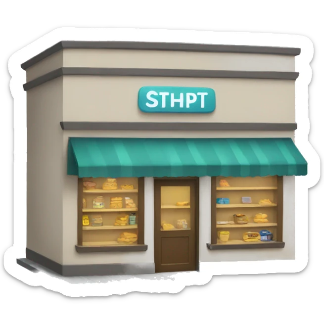 shop sticker