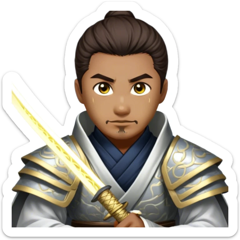 Moonlit Samurai sticker