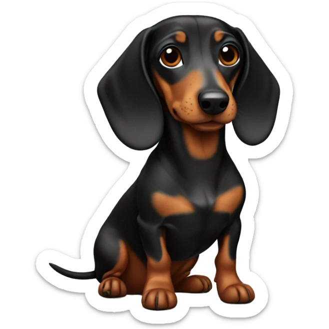 Dachshund sticker