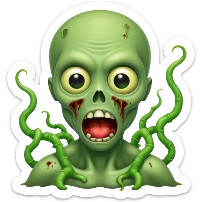 🧟👽🤮😮‍💨 sticker