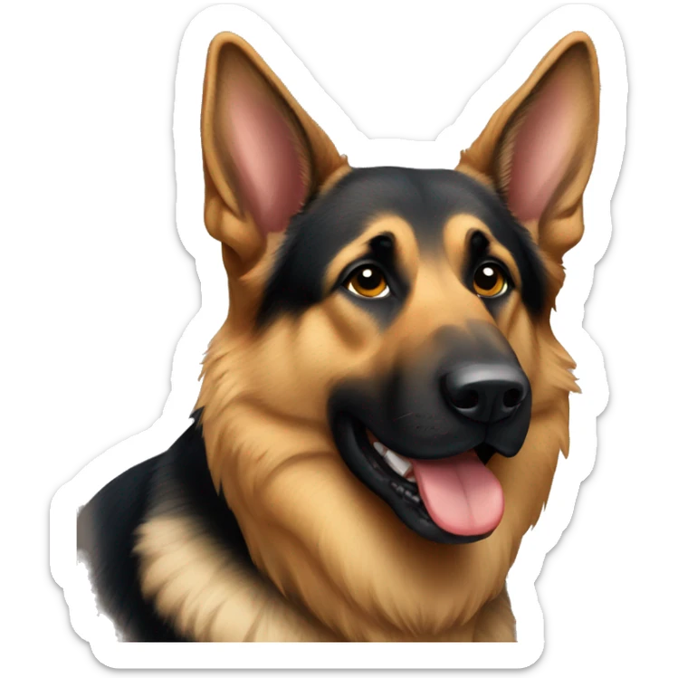 German shepherd  sticker