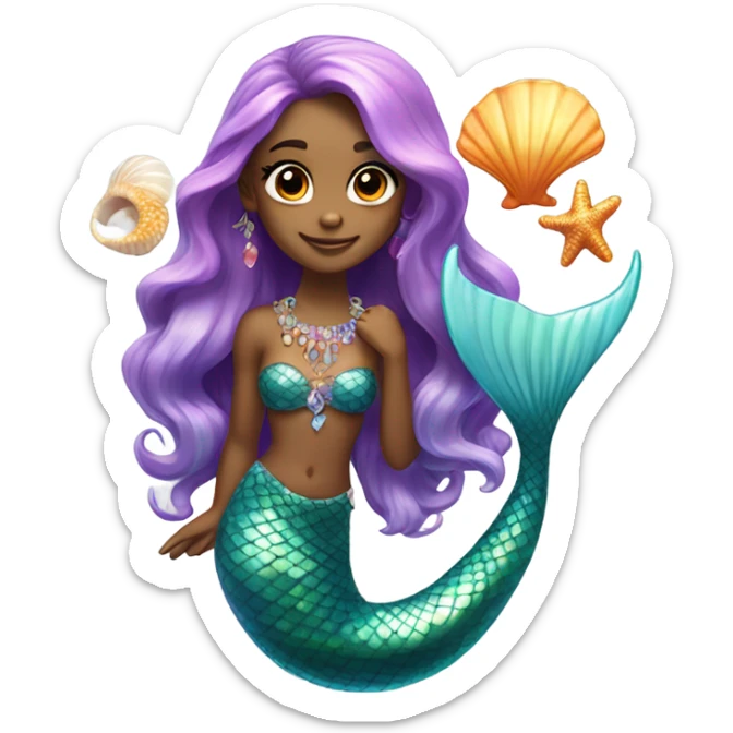 mermaid sticker