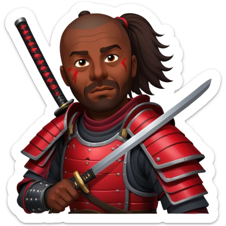 Battle-Ready Samurai sticker