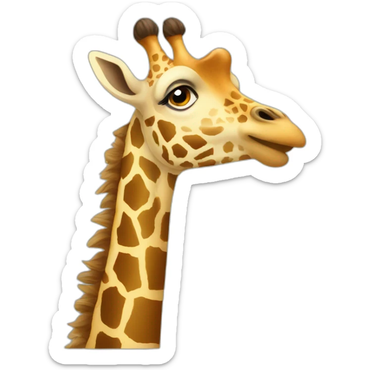 giraffe sticker