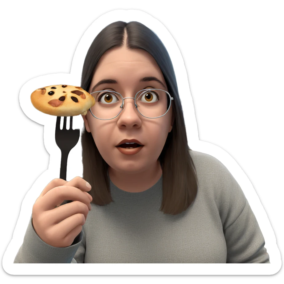 cozy indoor meal with friends sticker