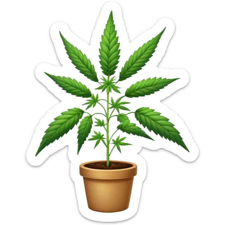 Weed sticker