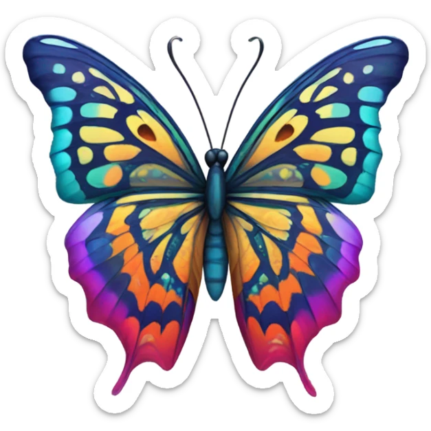 Butterfly sticker