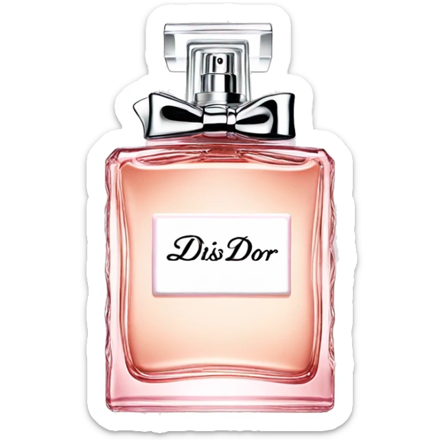 Miss dior perfume sticker