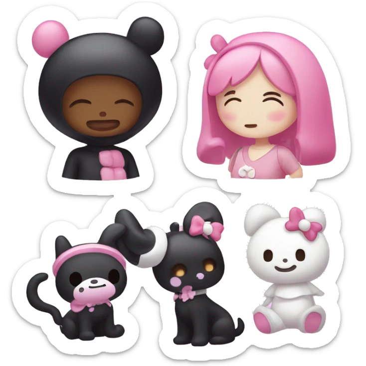 My melody and Kuromi sticker