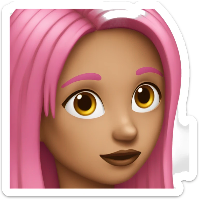 Chica con una venda en los ojos y con las manos atadas sticker