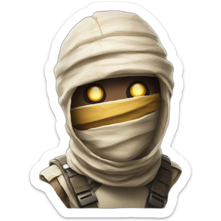 Pubg mummy  sticker