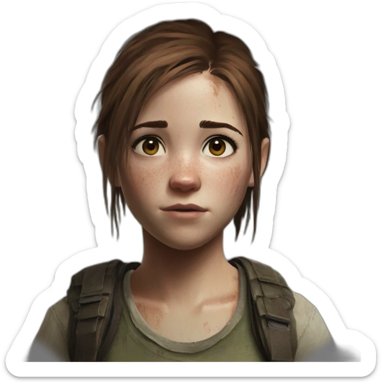 ellie the last of us sticker