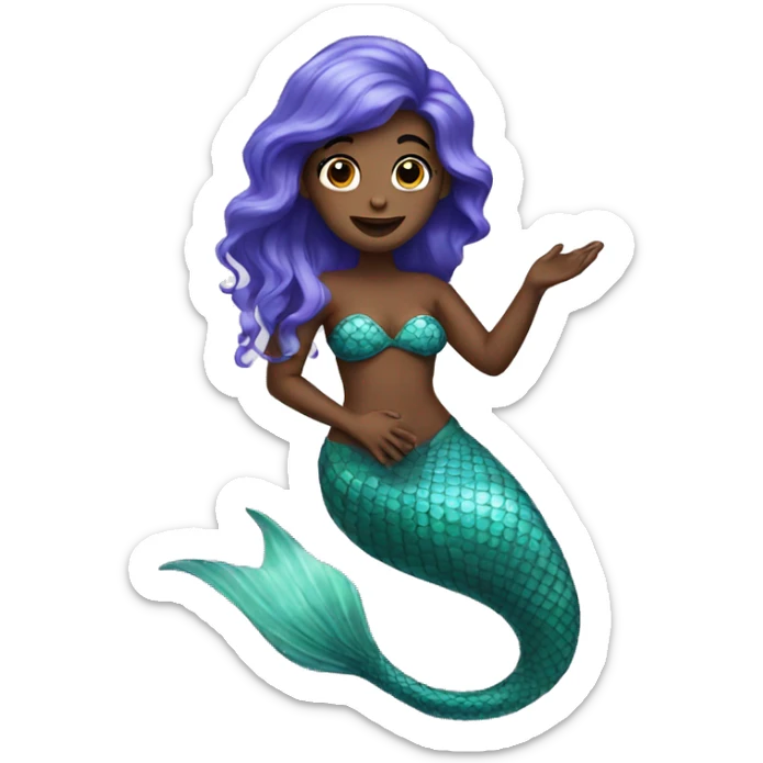 Mermaid sticker