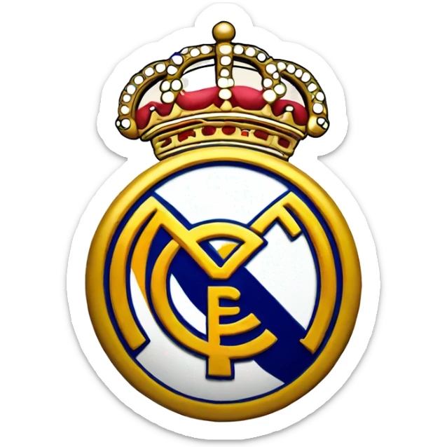 real madrid logo  sticker
