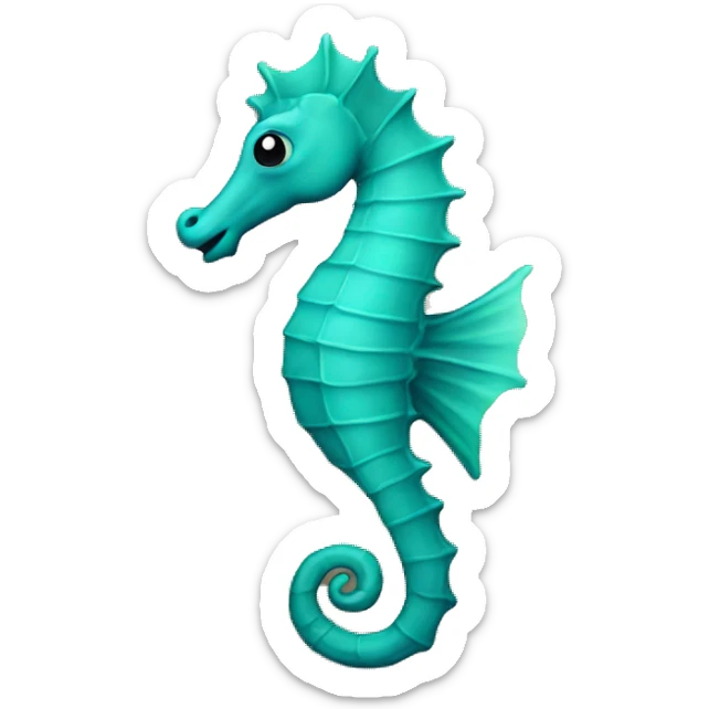 seahorse sticker