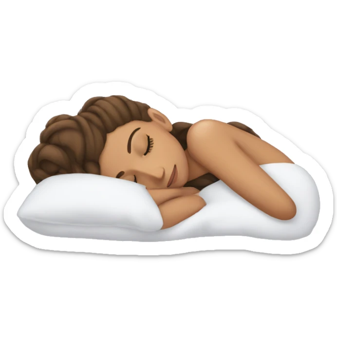 Ariana Grande sleeping sticker