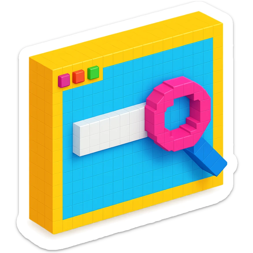 Search engine sticker