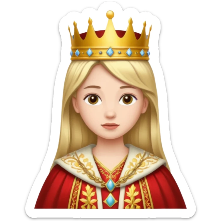 girl king sticker