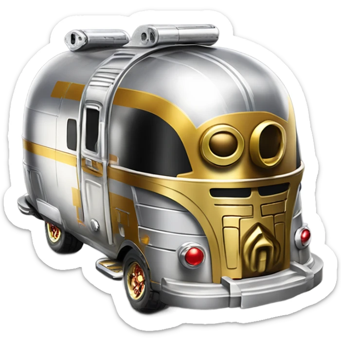 1936 Long wheelbase airstream Hot Wheels 2014 Star Wars C-3PO Van Character Cars sticker