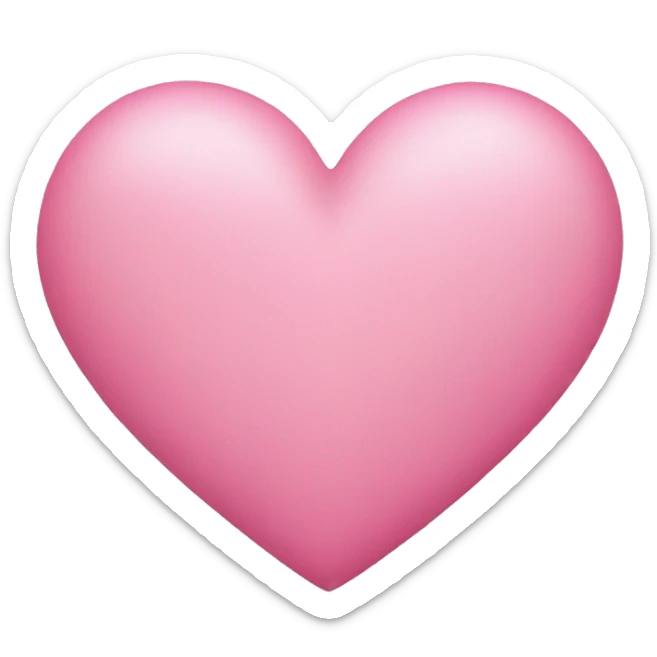 Pink heart sticker