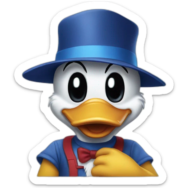 Donald Duck sticker