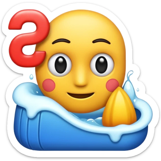 flag of a naked girl with mounting foam in her pussy sticker