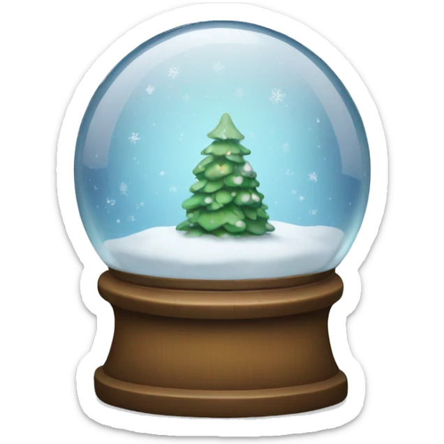 Snowglobe  sticker