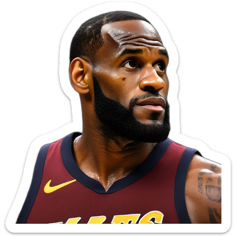 lebron sticker