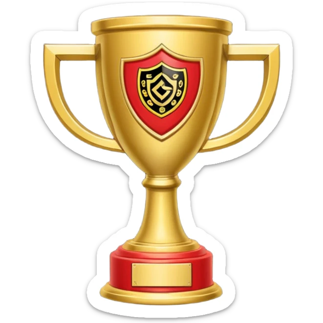 Eu quero uma taça da libertadores e o flamengo estaja do lado sticker