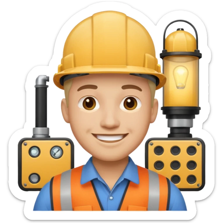 podrias hacer un emoji que representea un hombre ingeniero de sistemas sticker