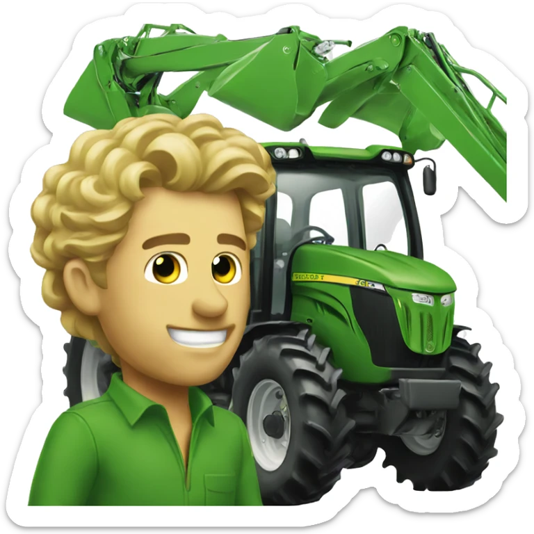John deer  sticker