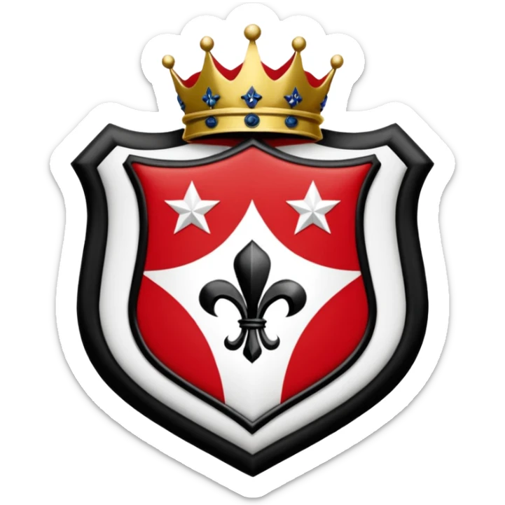 escudo do time de futebol club de regatas vasco da gama sticker