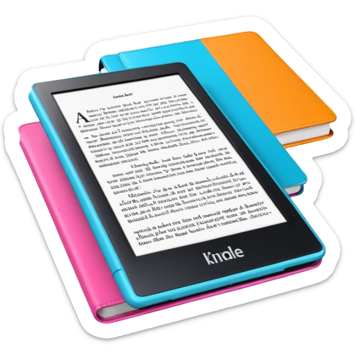 kindle e-book sticker