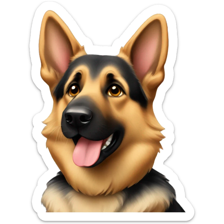 German shepherd  sticker