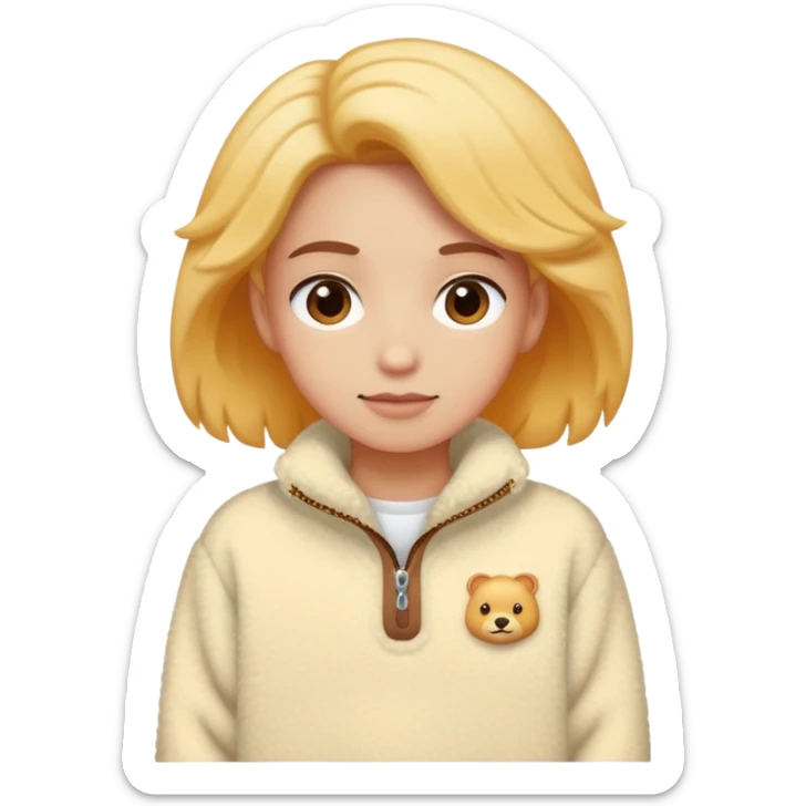 Meow meow lol cheesy fleece genser gender bender man eater booger band hey ah yah ah  sticker