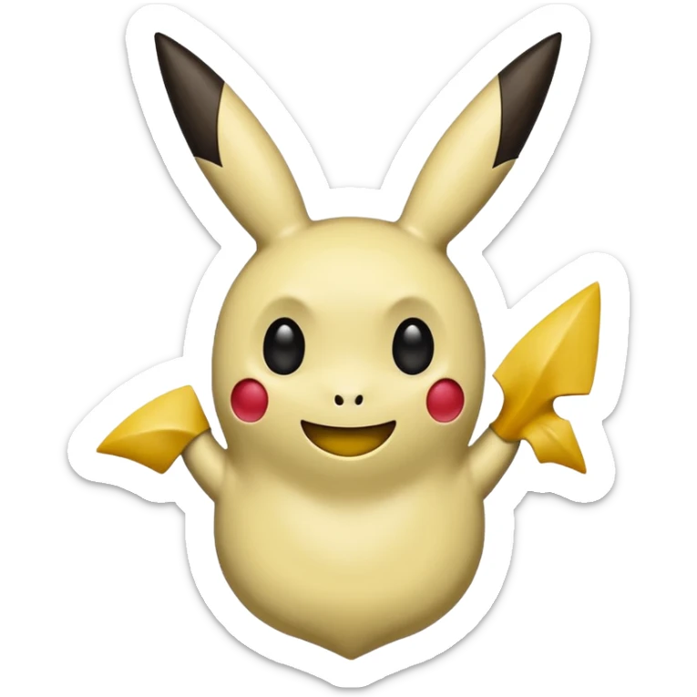 Me gustaría que hagas un emoji de un pokemon que se llama mimikuu sticker
