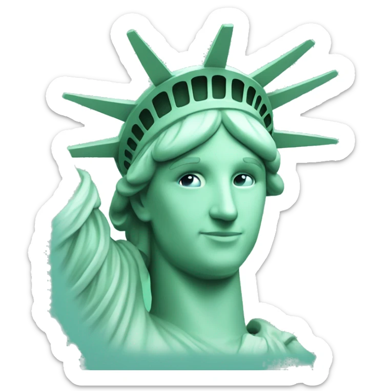 statue of liberty sticker
