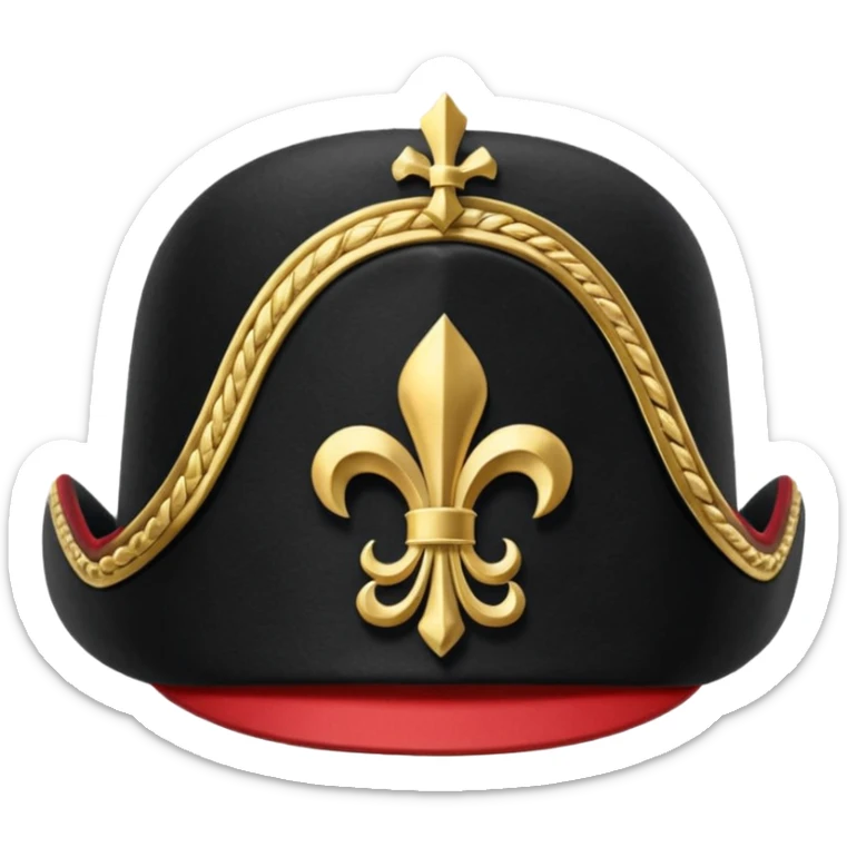 Napoleons bicorne hat sticker